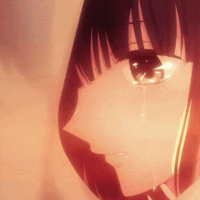 Kyo and Tohru hugging with a blanket between them